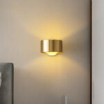 Up and Down Copper Gold Wall Lamp